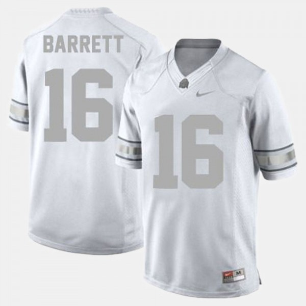 Ohio State Buckeyes J.T. Barrett Men's #16 White College Football Jersey 2404WLHR4